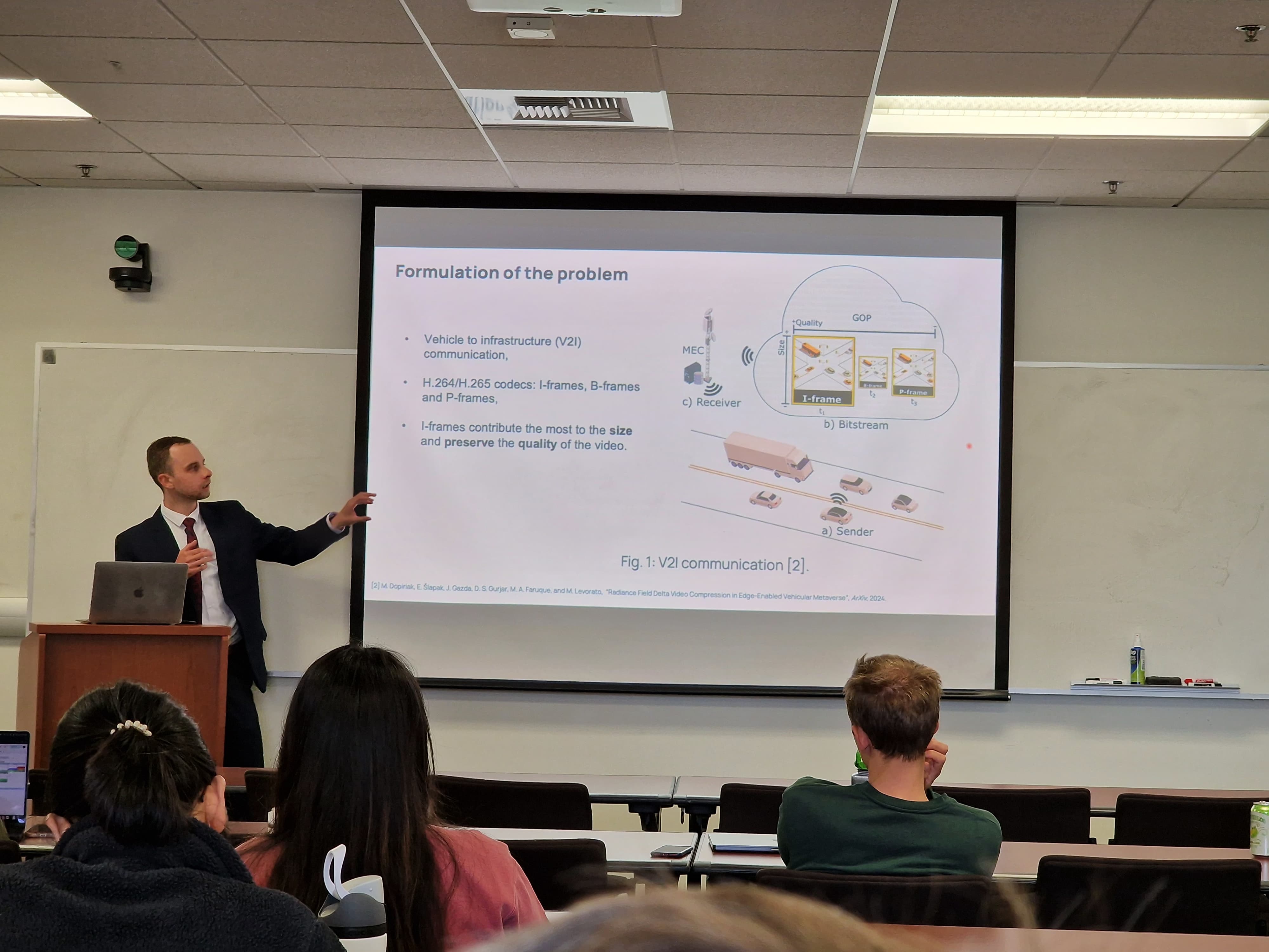 Matúš Dopiriak delivered a lecture at University of California, Irvine. feature image